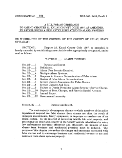 The vast majority of emergency alarms to which