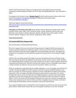 Senators Jack Reed and Susan Collins are circulating a