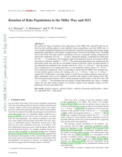 Rotation of Halo Populations in the Milky Way and M31