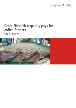 Costa Rica: How quality pays for coffee farmers