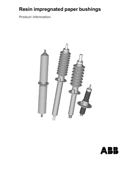 Resin impregnated paper bushings
