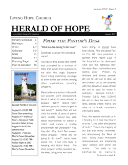 herald of hope - Living Hope Church