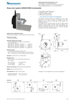 Data sheet - Wachendorff