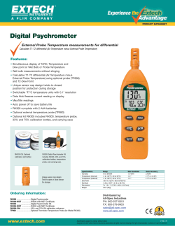 Digital Psychrometer