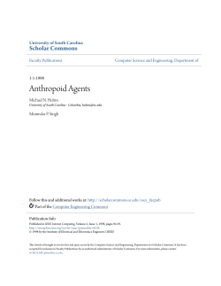 Anthropoid Agents - Scholar Commons