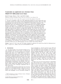 Constraints on aspherical core structure from PKiKP