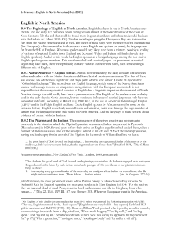 English in North America