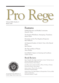 March 2014 - Dordt College