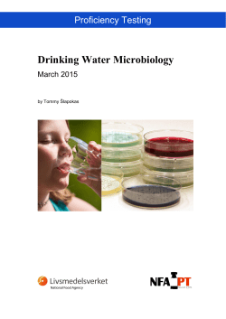 Drinking Water Microbiology