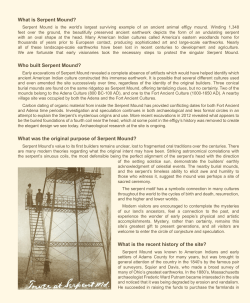 to view or print Serpent Mound Brochure