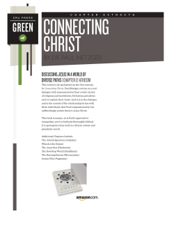 BY DR. PAUL METZGER DISCUSSING JESUS IN A WORLD OF
