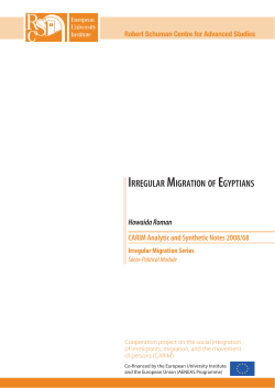 Irregular Migration Series - Cadmus, EUI Research Repository