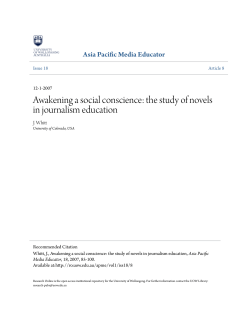 Awakening a social conscience: the study of