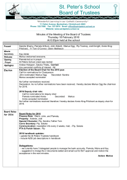 18 Feb 2016 - St Peter`s School (Beckenham)