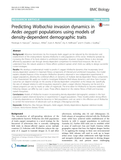 Predicting Wolbachia invasion dynamics in Aedes