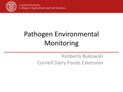 Pathogen Environmental Monitoring