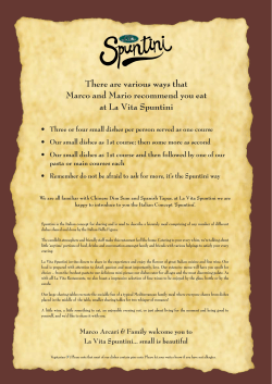 there are various ways that marco and mario recommend you eat at