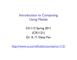 Selected slides - Cornell Computer Science