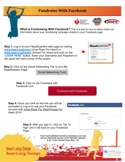 Fundraise With Facebook