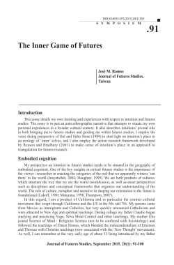 The Inner Game of Futures