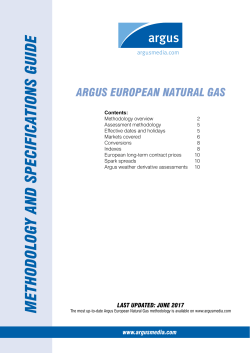 m ethodo Logy and specifications g U ide