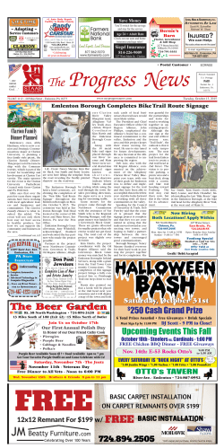 October 13, 2015 - My Progress News