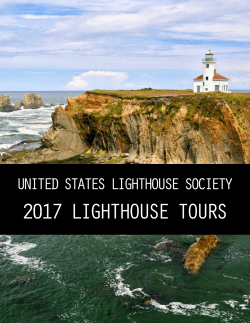 2017 Tour Catalog - US Lighthouse Society