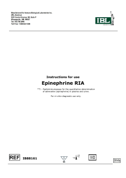 Epinephrine RIA