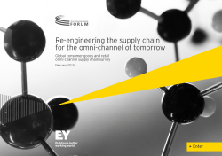 Re-engineering the supply chain for the omni-channel of
