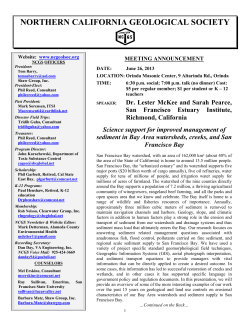 June 2013 - Northern California Geological Society