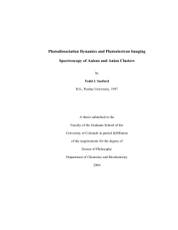 Photodissociation Dynamics and Photoelectron