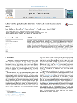 Safety in the global south: Criminal victimization in Brazilian rural