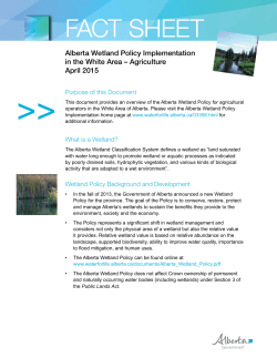 AB Wetland Policy Implement Ag Fact Sheet 2015