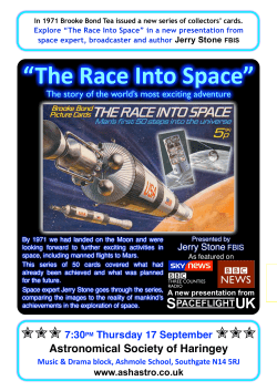 The Race Into Space