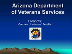 Arizona Department of Veterans Services