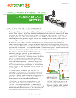 for thermosiphon heaters