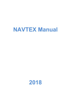 NAVTEX Manual 2018