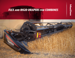 FLEX and RIGID DRAPERS for COMBINES