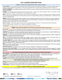 gx classes description