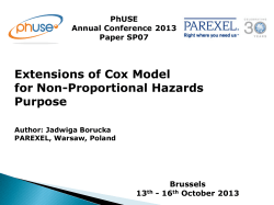 Extensions of Cox Model for Non-Proportional Hazards