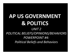 Political Efficacy