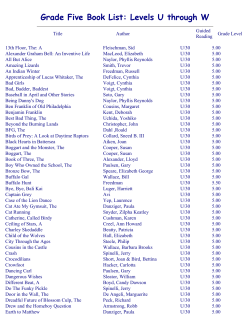 Fifth Grade - Harmony Elementary School