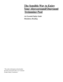 Sensible Way To Enjoy Your Above Ground Swimming Pool