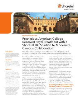 Prestigious American College Received Royal Treatment with a