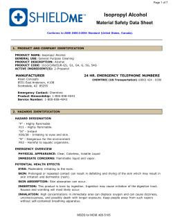 Isopropyl Alcohol