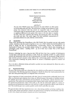 Introduction 2.0 Experimental Design 121