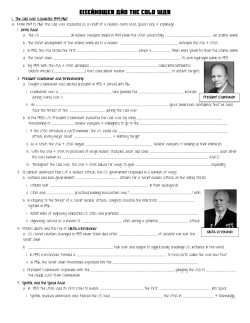 Eisenhower and the Cold War