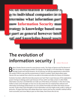 The evolution of information security | Adam Shostack