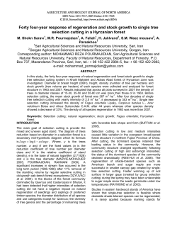 Forty four-year response of regeneration and stock growth to single