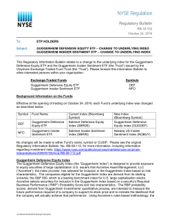 Regulatory Bulletin